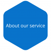 Button linking to page titled 'About our service'