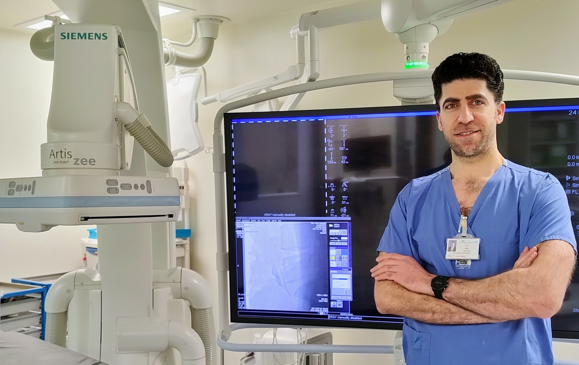 Bahir Almazedi in the Vascular Imaging Unit