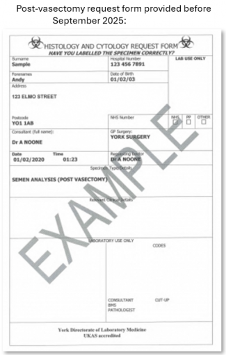 Post-vas request form pre Sept 2025