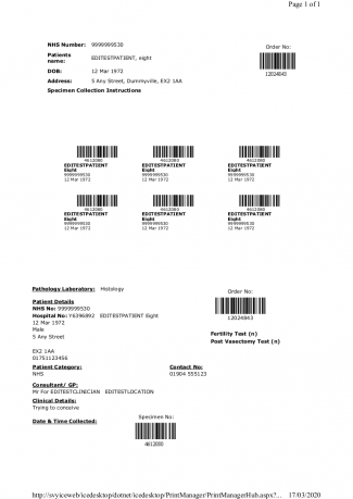 Sample-ICE request forms pots