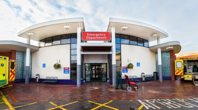 The entrance to the Emergency Department