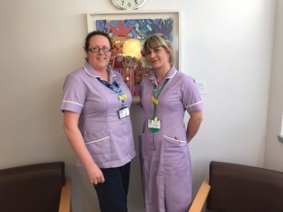 11-2-20 Helen Pape and Emily Shephard - Skin Cancer Specialist Nurses conference