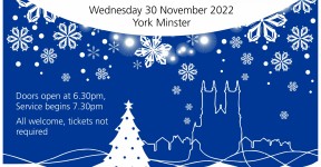 Poster for the Carol Service.