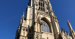 York Minster on a clear sunny day.