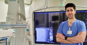 Bahir Almazedi in the Vascular Imaging Unit
