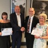 Suzanne, Simon, Kev and Alison at the Long Service Awards.