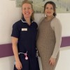 Midwife Clare Jemmett and the Trust's first recruit to the study at Malton Hospital, Esther McKie.