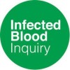 Green circle with words 'Infected Blood Inquiry'.