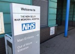 The sign outside Selby Hospital which says, 