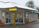 The entrance to Malton Hospital.