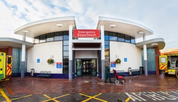 The entrance to the Emergency Department