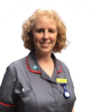 Headshot of Tara Filby, Interim Chief Nurse, wearing nursing uniform.