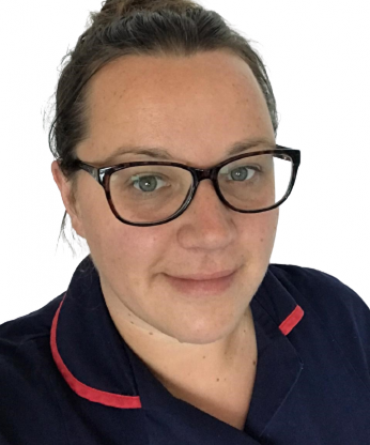 Headshot of Rebecca Bradley, Elected Staff Governor, in her uniform.
