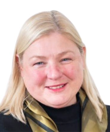 Headshot of Julie Charge, Non Executive Director.