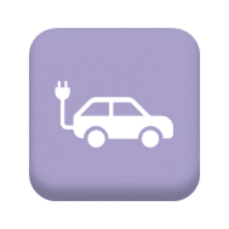 Button with an illustration of a car with an electric plug coming out of it to symbolise electric cars.  URL leads to Staff Benefits Car Lease Scheme.