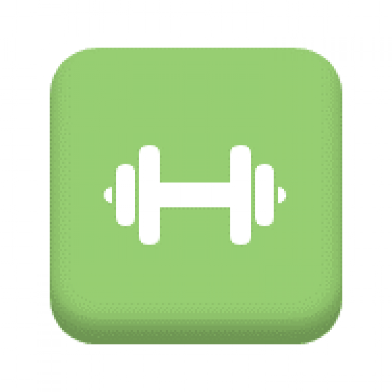 Graphic showing lifting weights