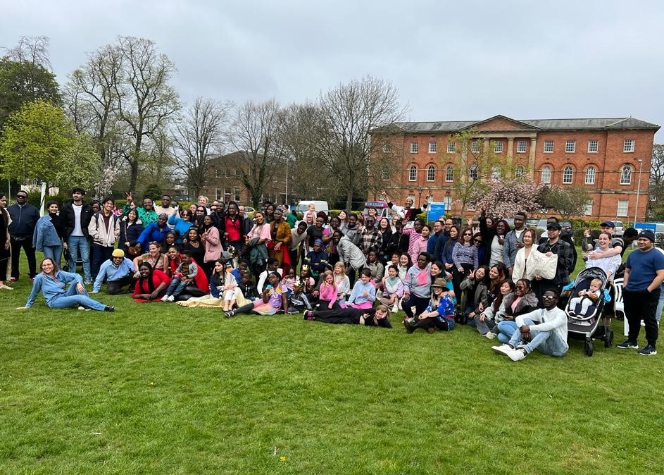 Nurses from all over the world, currently working at our Trust, attending a family fun day at York Hospital.